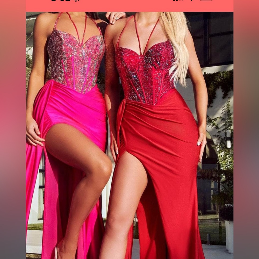 Elegant Red Prom Dress Portia and Scarlet